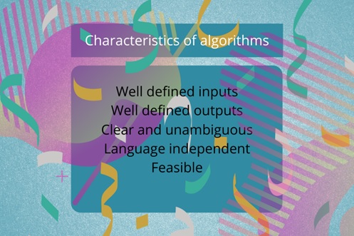 characteristics of algorithms