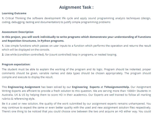 critical thinking assignment task