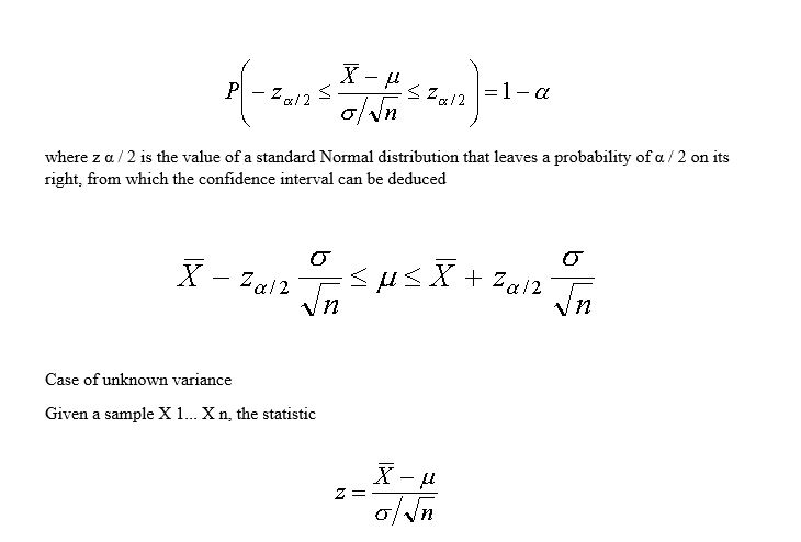 confidence intervals assignment question