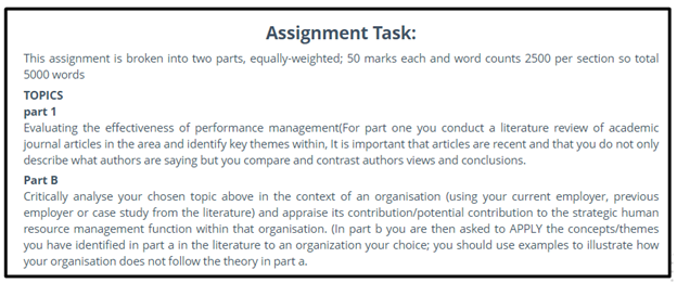 human resources strategic planning assignment sample