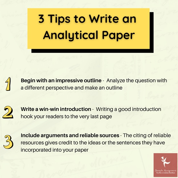 write analytical paper