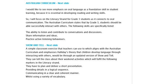 literacy strategies assignment sample online