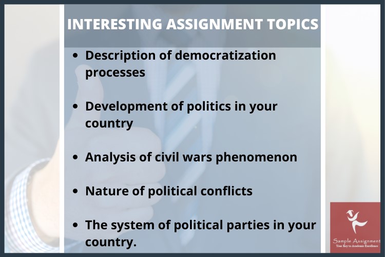 political leadership assignment topics