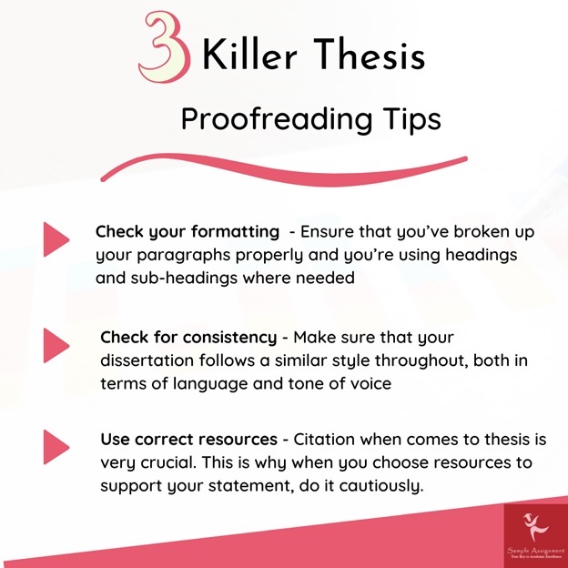 3 killer thesis proofreading tips by experts