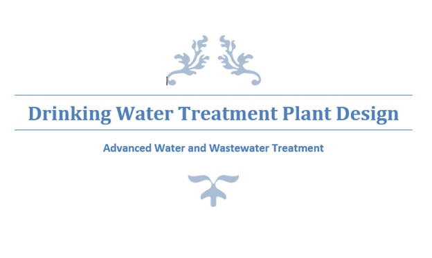 drinking water treatment plant design