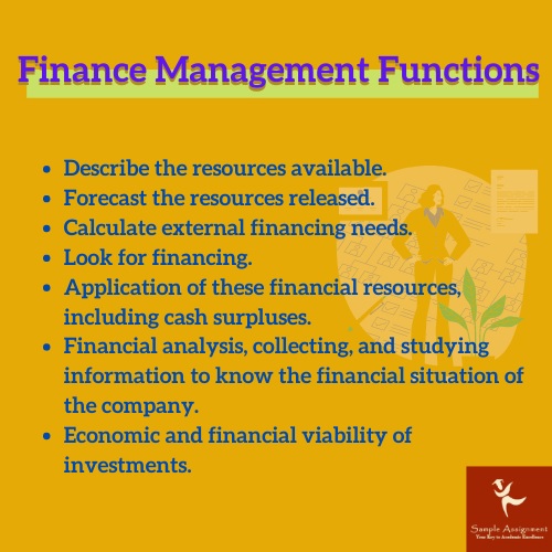 finance management functions