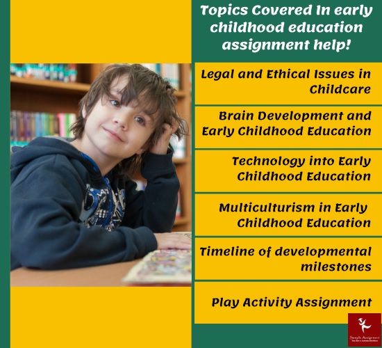 topics covered in early childhood education assignmet help