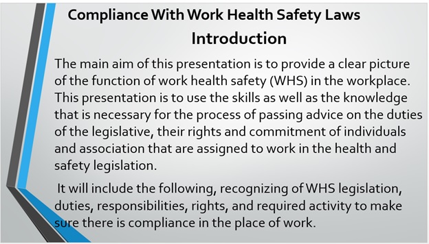 work health safety laws