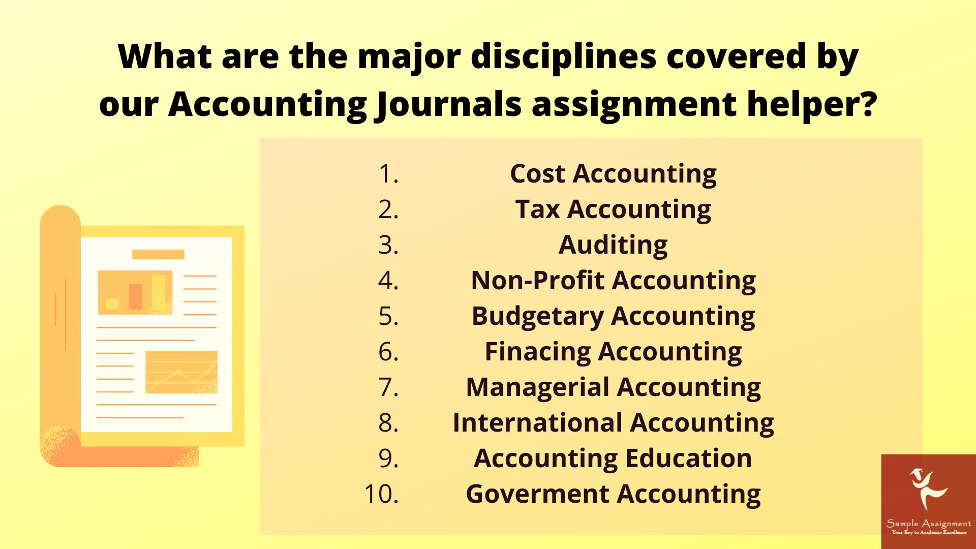 accounting journal assignment help