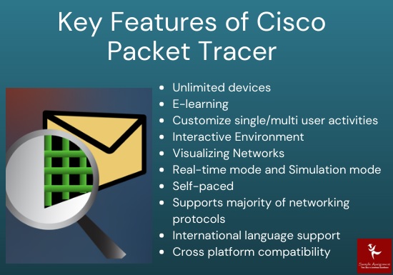 key features of cisco packet tracer