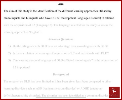 applied linguistics and TESOL assignment sample service