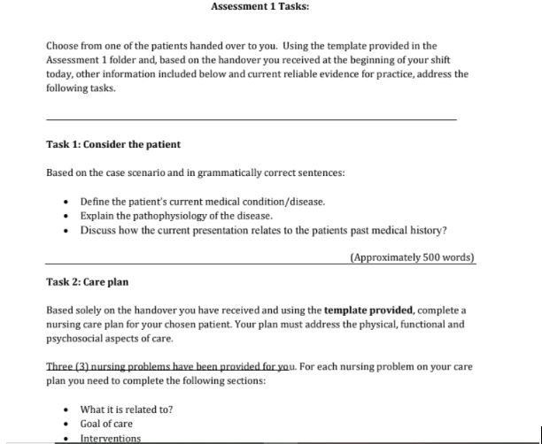 medical disease assignment help sample