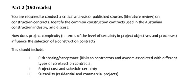 online building and construction sample assignment question 