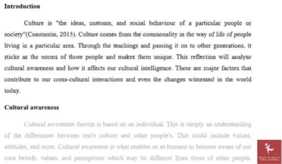 sample cultural studies homework help