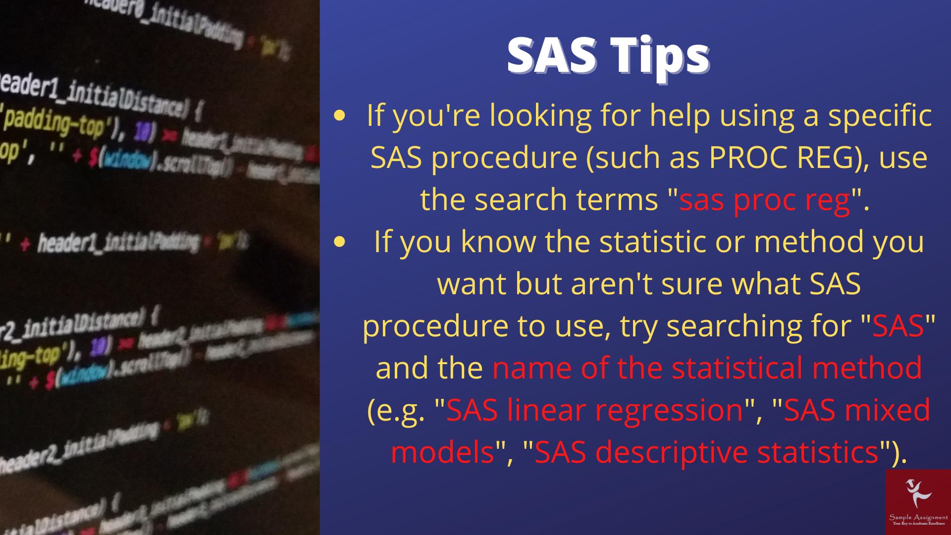 sas tips