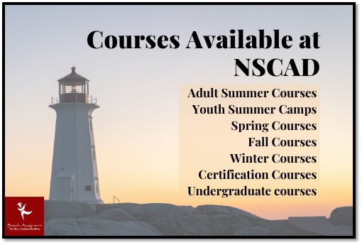 courses available at nscad