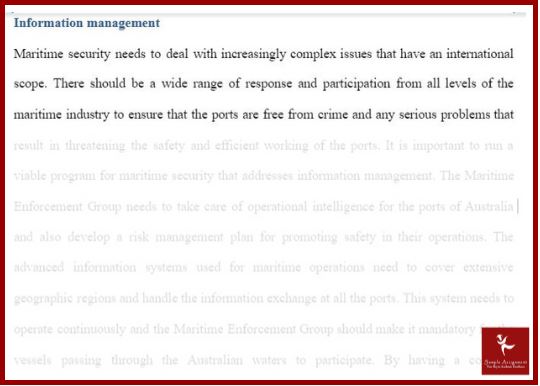 online maritime law assignment sample