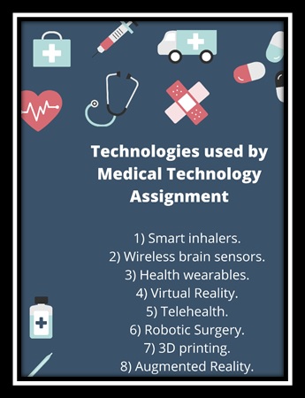 technologies used by medical technology assignment