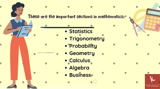 these are the important sections in mathematics