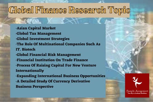 global finance research topic