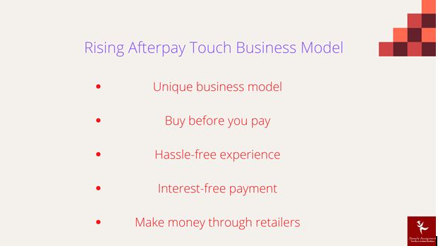 rising afterpay touch business model