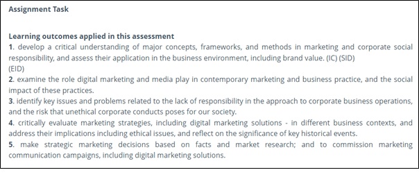 mktg207 marketing toolkit assessment answers sample assignment