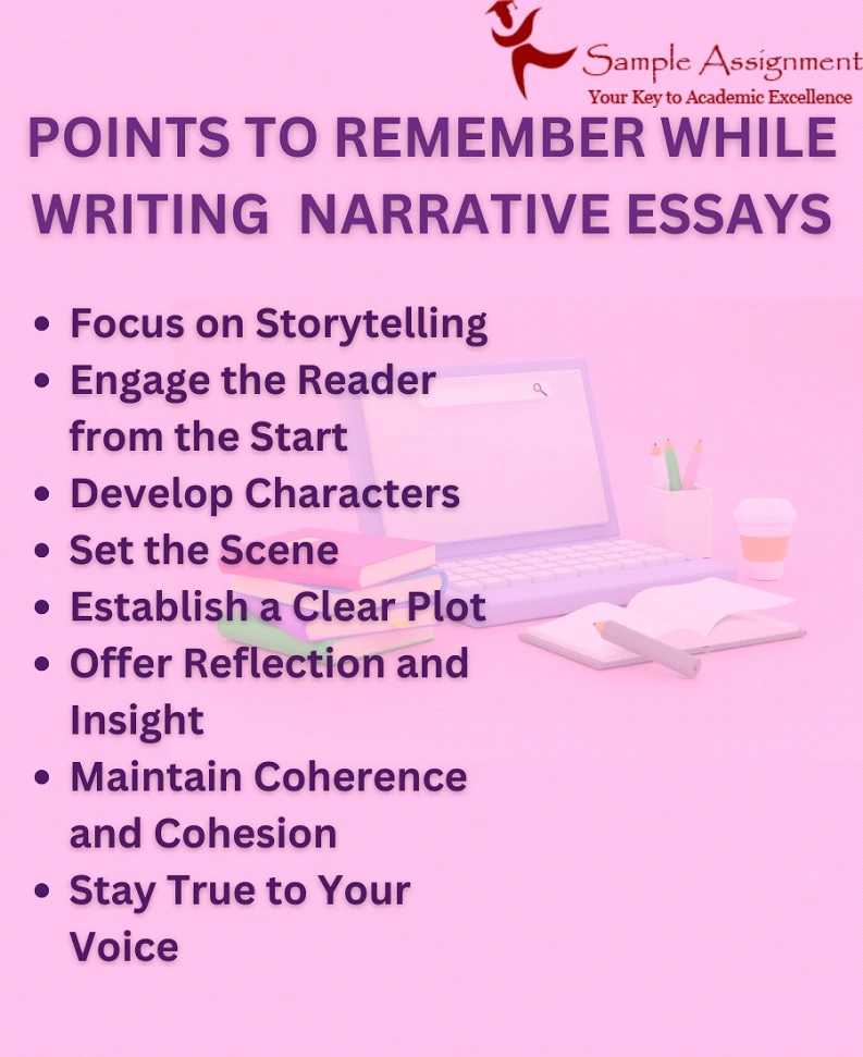 Points to remember While Writting Narrative Essays