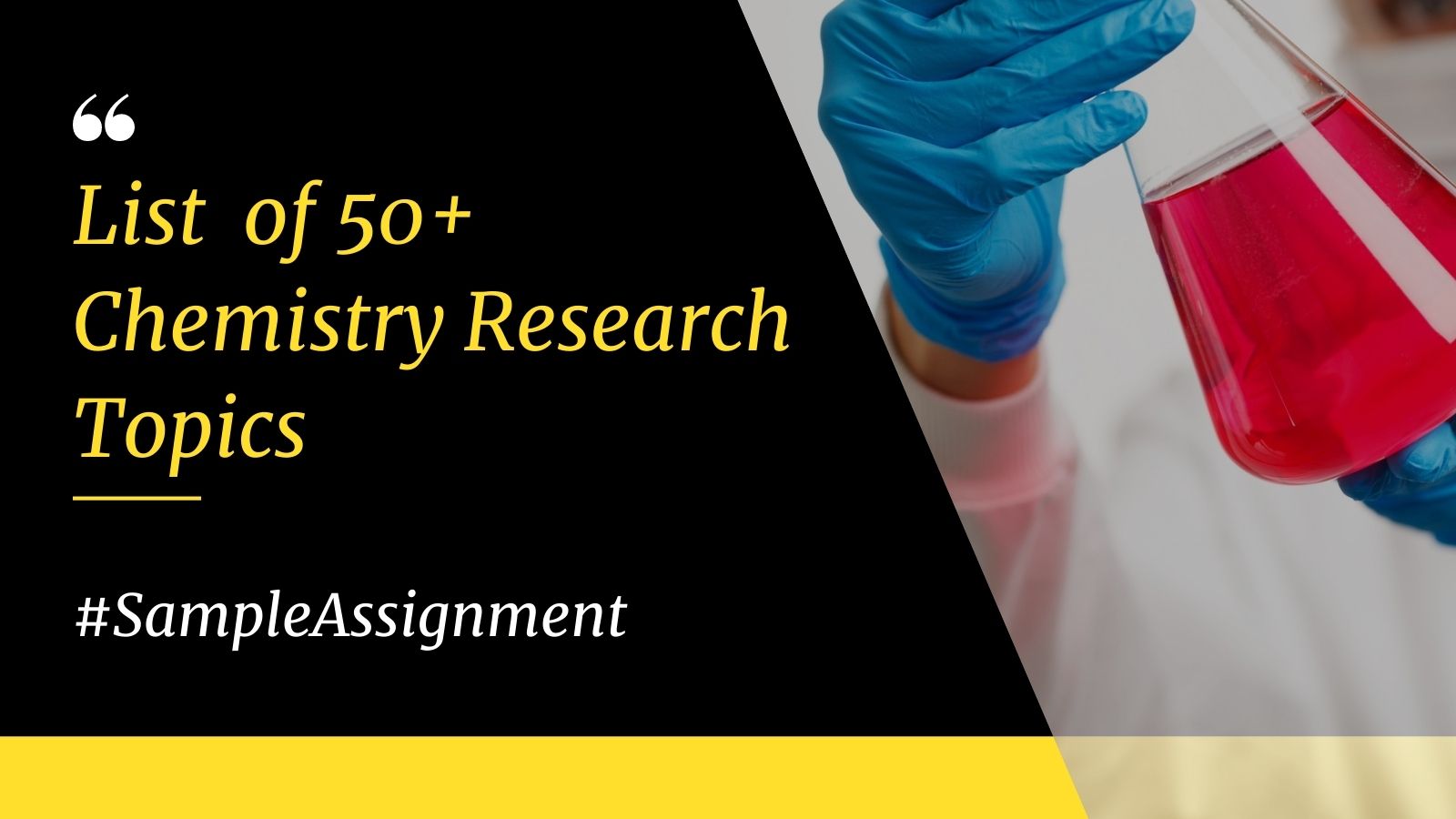 50 Chemistry Research Topics List Of Popular Research Topics