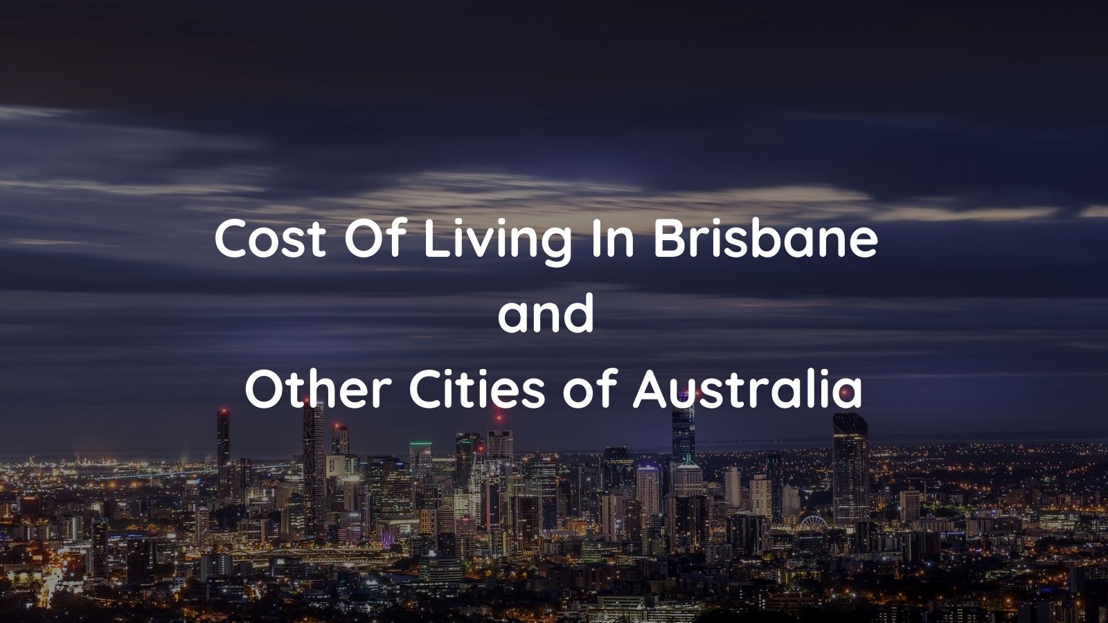 cost of living in brisbane