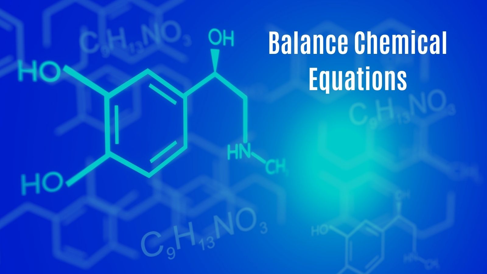 balance chemical equation