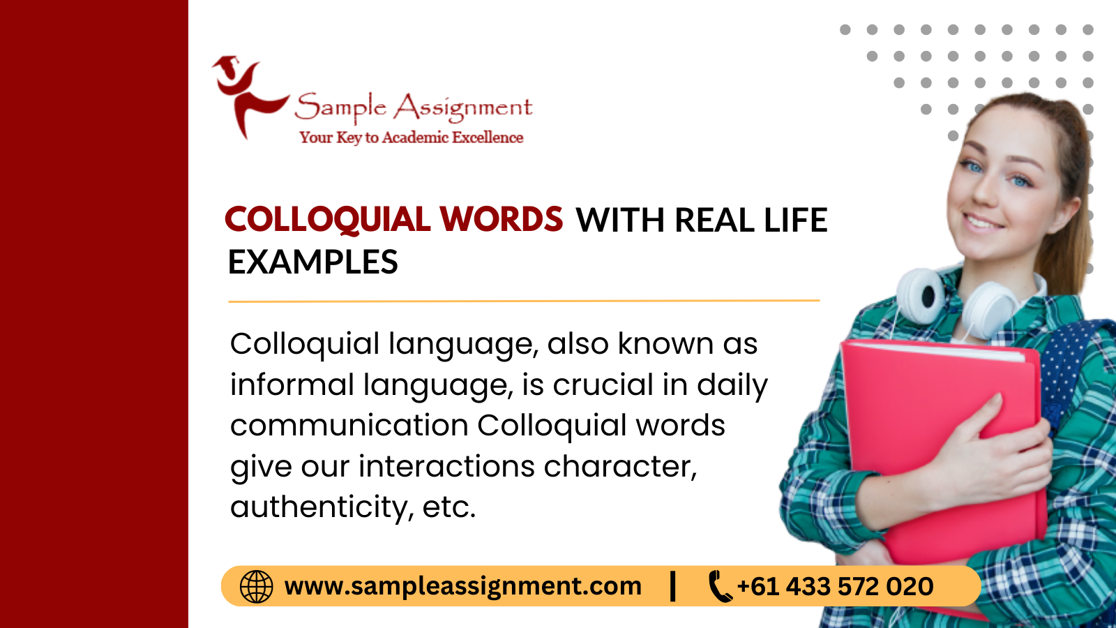 Colloquial words example